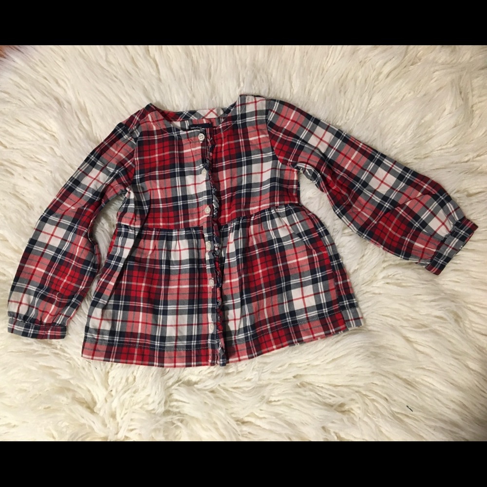 4t plaid top